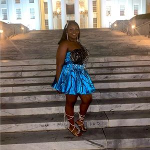 Used custom made prom dress